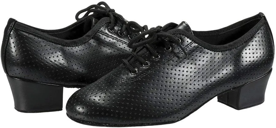 BlueBell Shoes Handmade Women's Ballroom Salsa Wedding Competition Dance Shoes Abby 1.6" Heel-Black