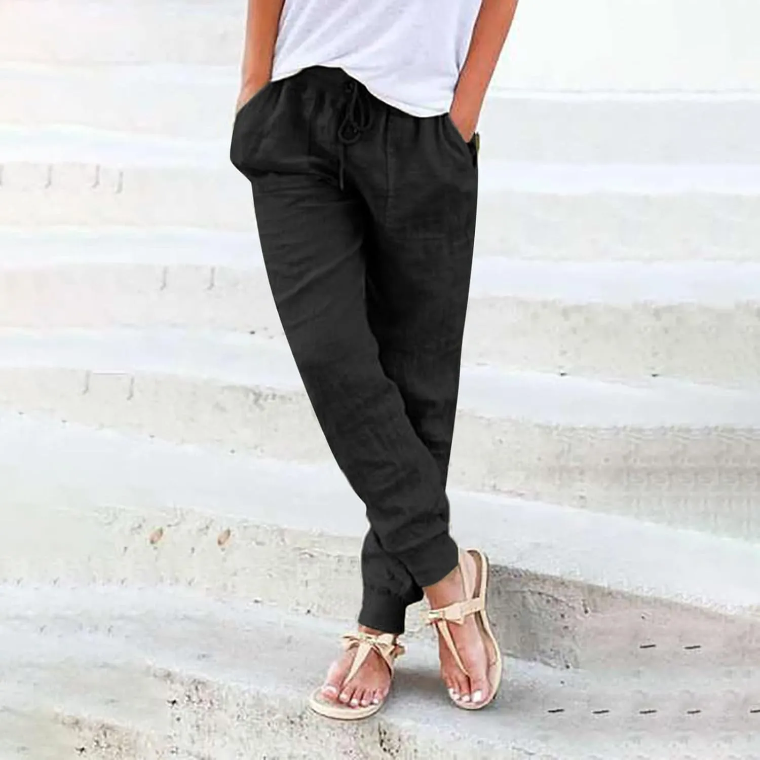 Bootcut Jeans for Women Winter Popular Vacation Jeans with Pockets Fleece Lined Flare Leggings