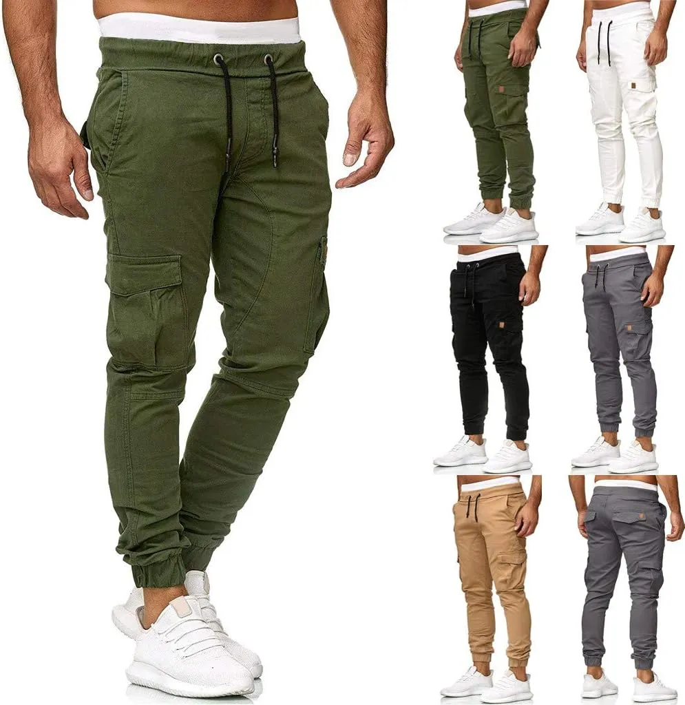 Cargo Pants for Men Big and Tall and Big & Tall Sizes Sweatpants for Men with Pockets Mens Casual Joggers Sweatpants