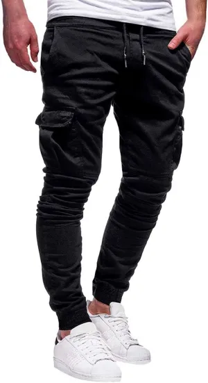 Cargo Pants for Men Big and Tall Baggy Pants with Zipper Pockets Man's Lightweight Hiking Ripstop Cargo Pants Regular