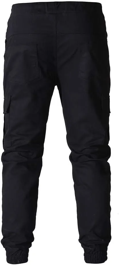 Cargo Pants for Men Big and Tall Baggy Pants with Zipper Pockets Man's Lightweight Hiking Ripstop Cargo Pants Regular