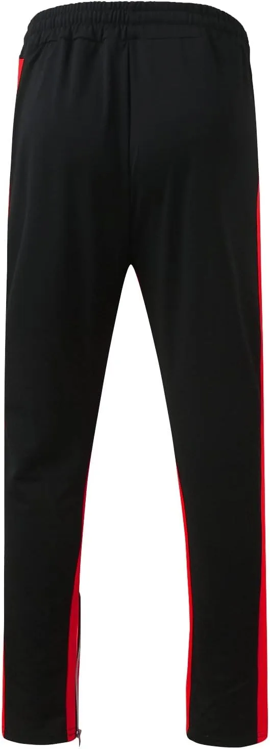 Cargo Pants for Men Big and Tall, Gym Athletic Running Track 5 Pocket Winter Sweat Pants Athletic Pants for Men Cargo
