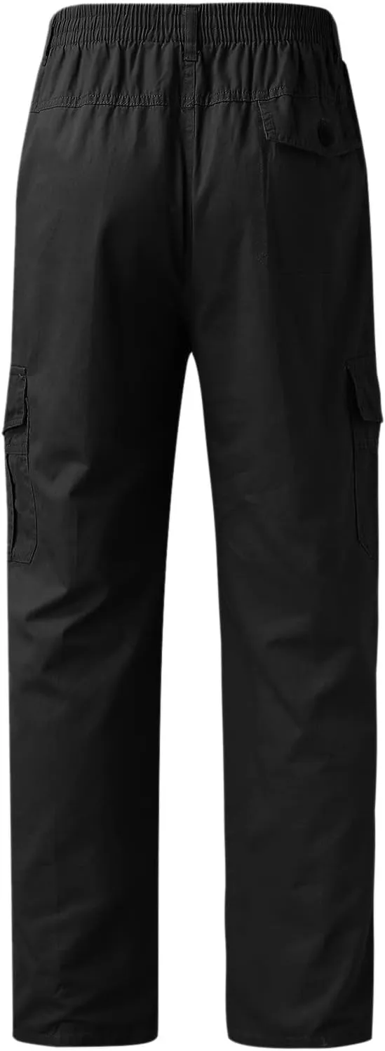 Cargo Pants for Men Big and Tall Pants for Men Skinny Mens Dress Pants - Stretch Slim Fit Business Casual Dress Pants