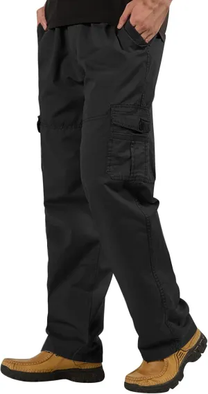 Cargo Pants for Men Big and Tall Pants for Men Skinny Mens Dress Pants - Stretch Slim Fit Business Casual Dress Pants