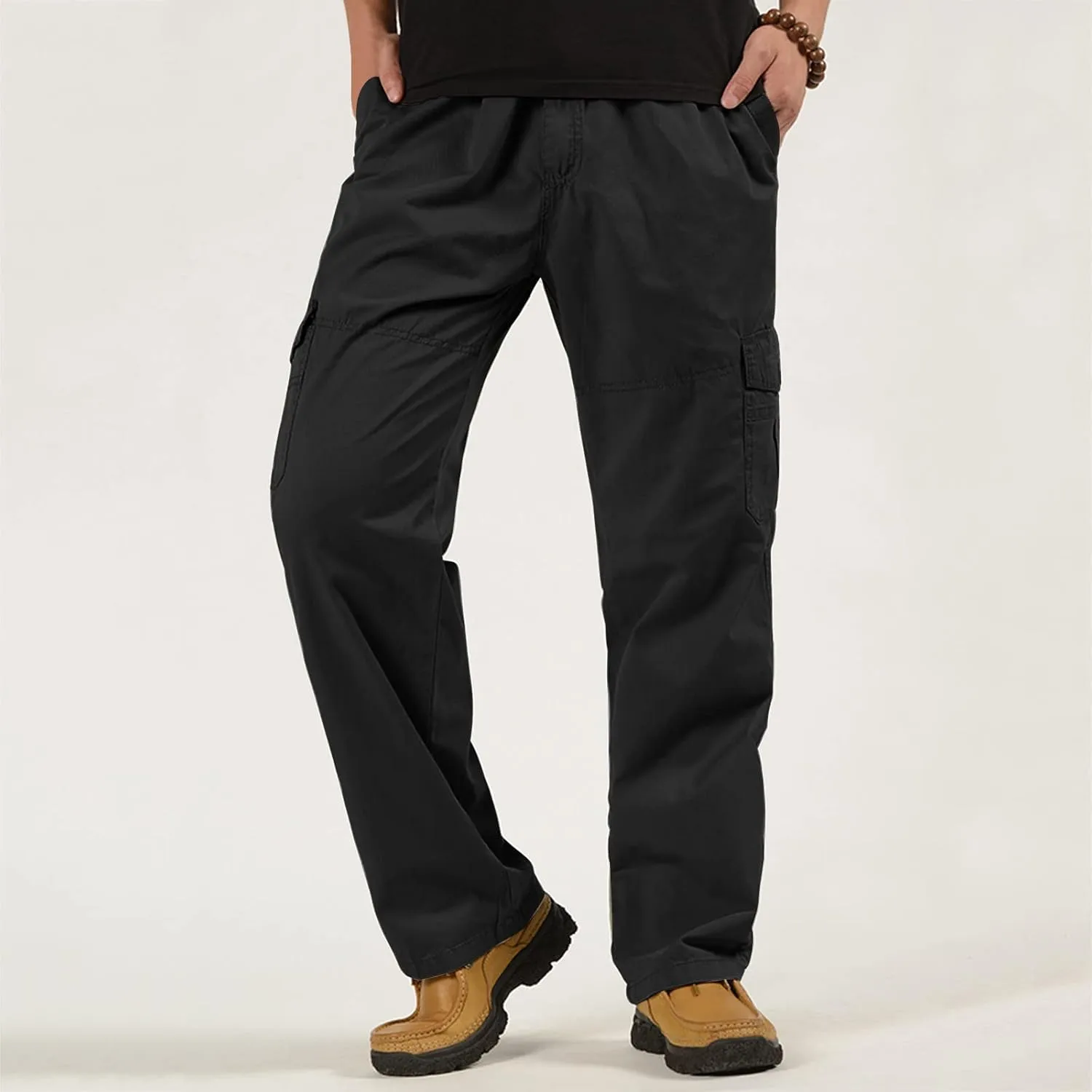 Cargo Pants for Men Big and Tall Pants for Men Skinny Mens Dress Pants - Stretch Slim Fit Business Casual Dress Pants