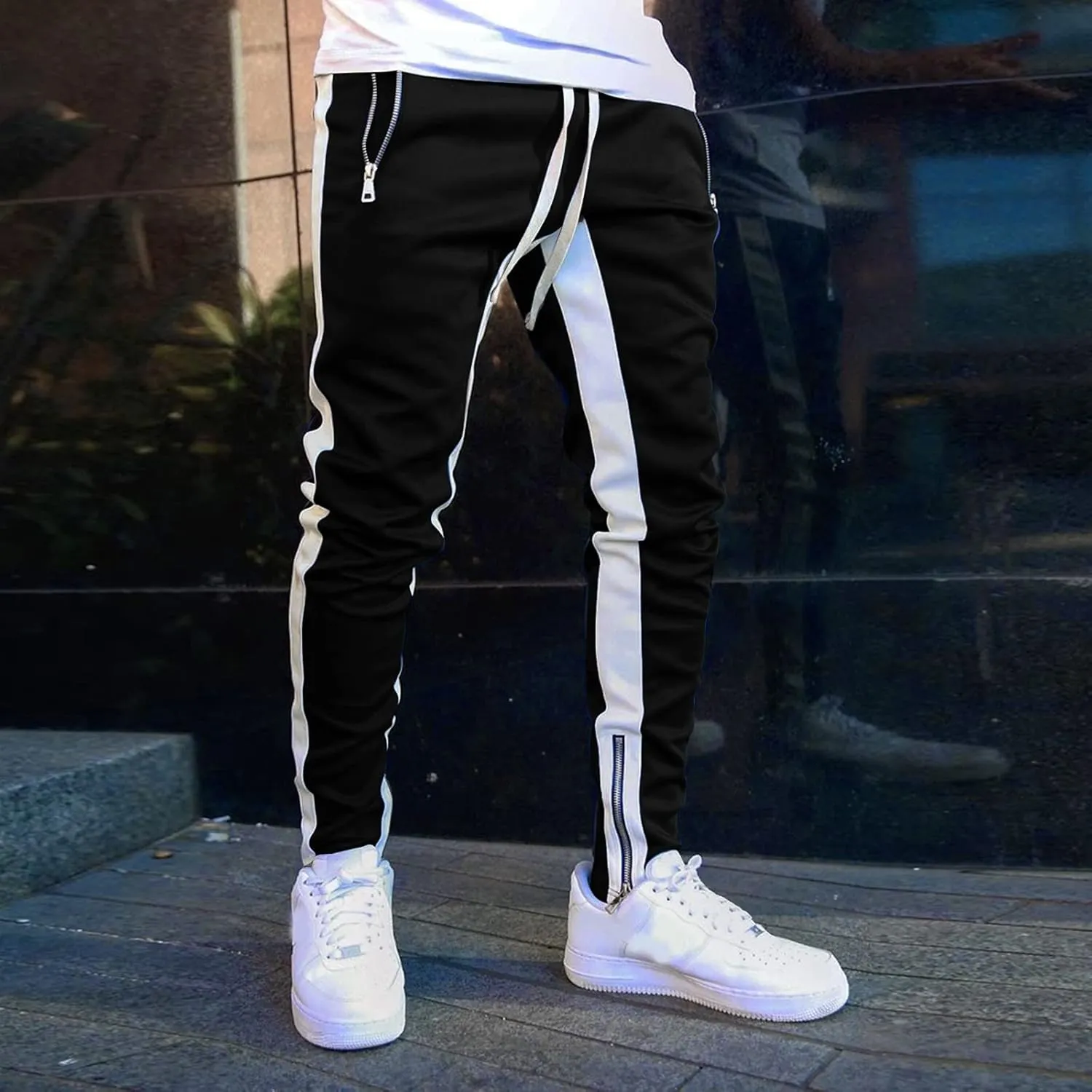 Cargo Pants for Men Joggers for Men Sweat Pants for Man Mens Work Pants Drawstring Sweatpants Athletic Pants for Men