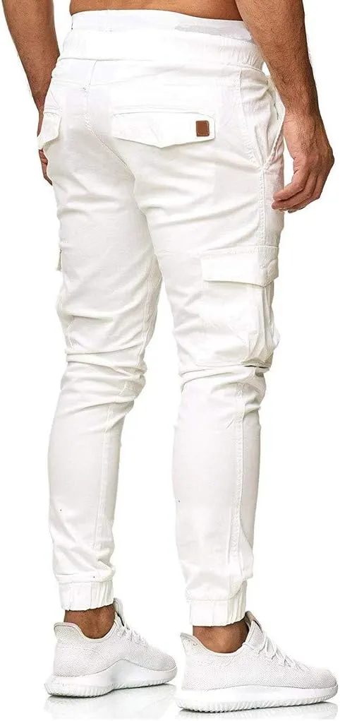 Cargo Pants for Men Relaxed Fit Casual Military Trousers Hiking Tactical with 6 Pockets Big and Tall Work Joggers