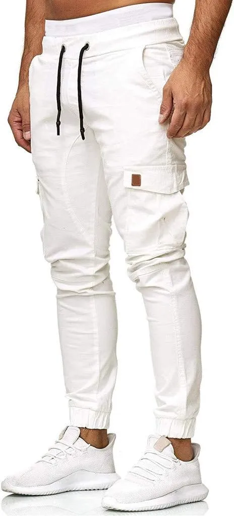 Cargo Pants for Men Relaxed Fit Casual Military Trousers Hiking Tactical with 6 Pockets Big and Tall Work Joggers