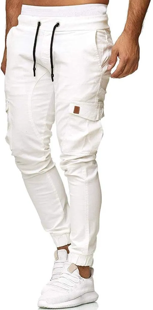 Cargo Pants for Men Relaxed Fit Casual Military Trousers Hiking Tactical with 6 Pockets Big and Tall Work Joggers