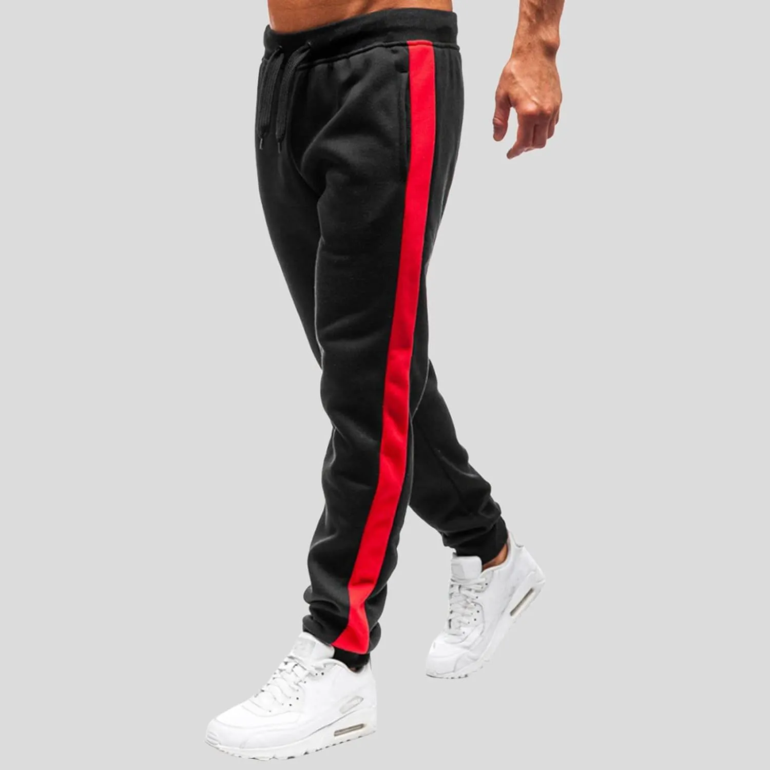 Cargo Pants for Men Relaxed Fit Drawstring Waist Side Pocket Straight Cargo Pants Joggers Men's Casual Athletic Cargo