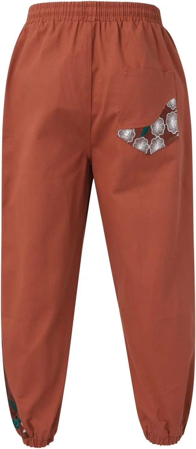 Cargo Pants for Men Relaxed Fit Mens Cargo Pants Elastic Waist Yoga Beach Pants Drawstring Yoga Beach Trousers Casual