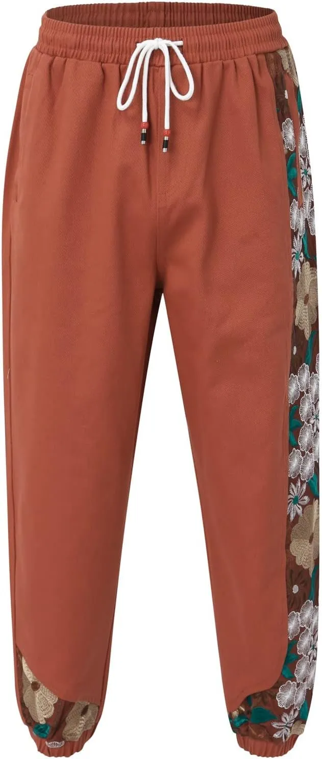 Cargo Pants for Men Relaxed Fit Mens Cargo Pants Elastic Waist Yoga Beach Pants Drawstring Yoga Beach Trousers Casual