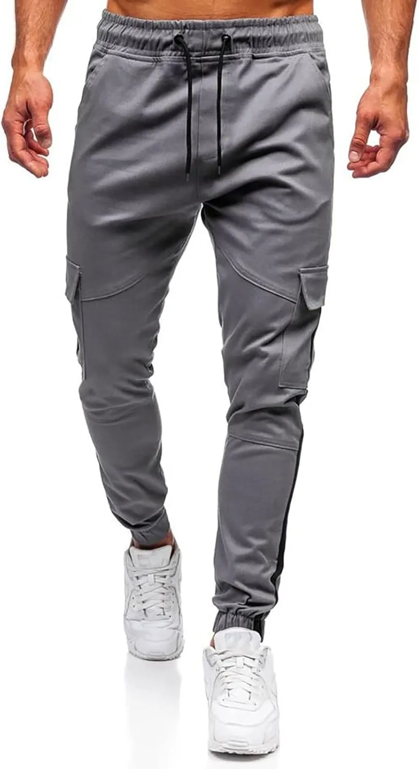 Cargo Pants for Men Relaxed Fit Men's Military Tactical Pants Big and Tall Work Hiking Trousers Workout Joggers Baggy