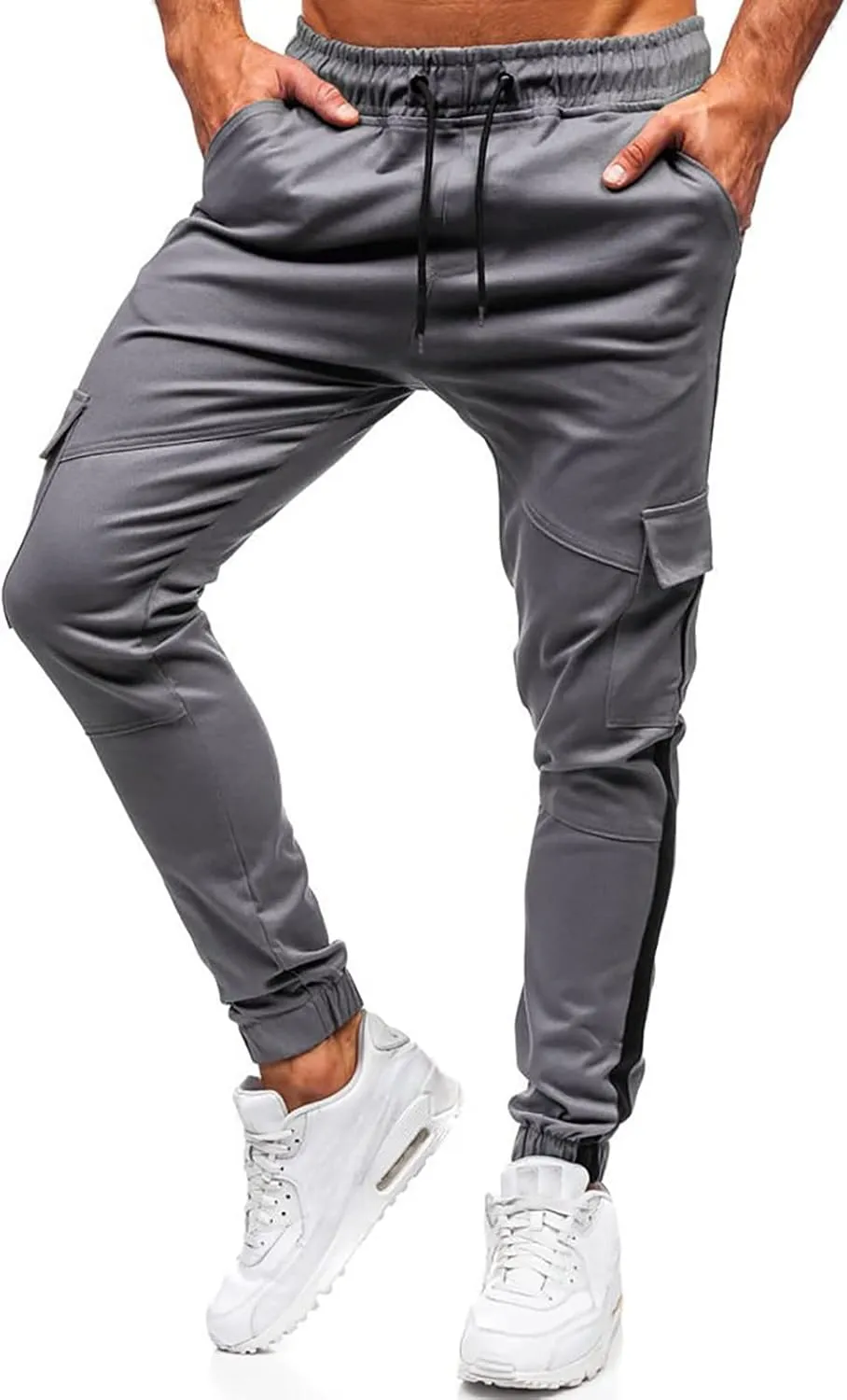 Cargo Pants for Men Relaxed Fit Men's Military Tactical Pants Big and Tall Work Hiking Trousers Workout Joggers Baggy
