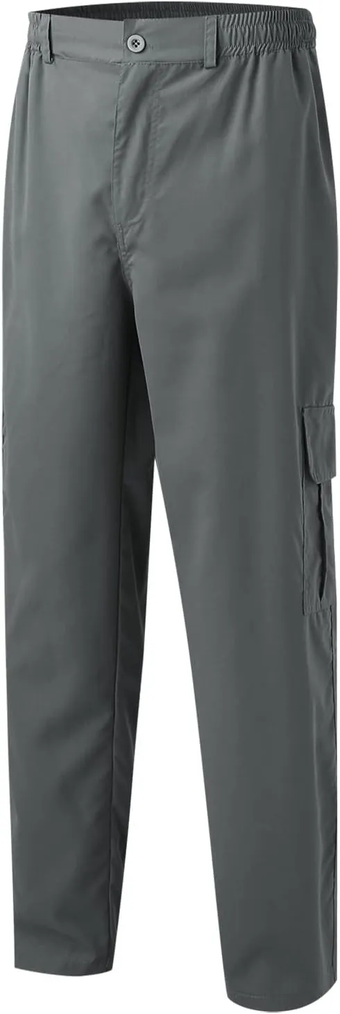 Cargo Pants for Men Relaxed Fit Pants Loose Fit Men's Classic-Fit Expandable-Waist Flat-Front Pant Mens Joggers with