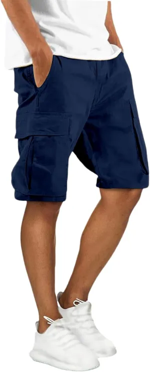 Cargo Shorts for Men Relaxed Fit Hiking Tactical Pants Casual Outdoor Golf Shorts Summer Lightweight Work Shorts Pants