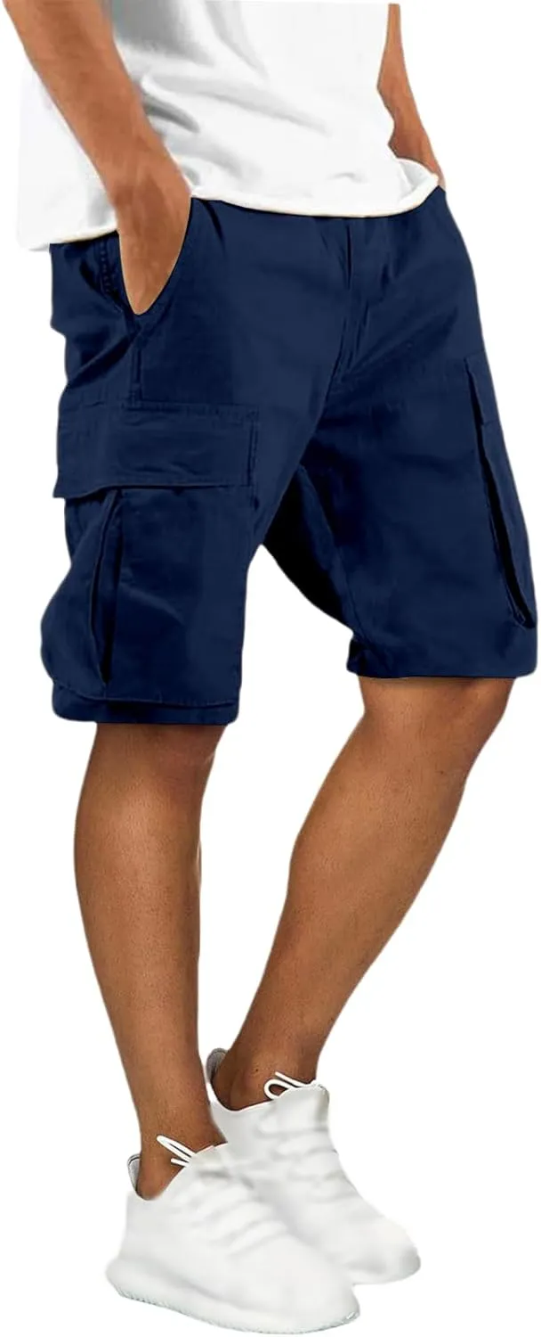 Cargo Shorts for Men Relaxed Fit Hiking Tactical Pants Casual Outdoor Golf Shorts Summer Lightweight Work Shorts Pants