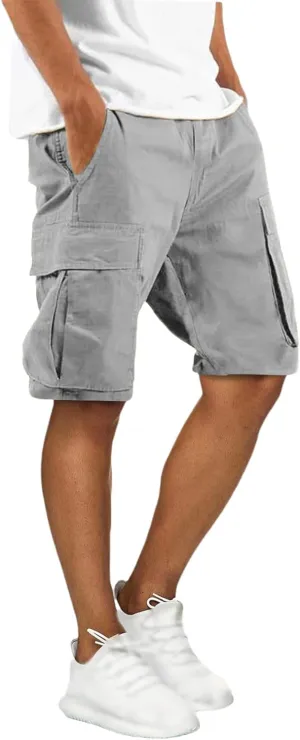 Cargo Shorts for Men Relaxed Fit Hiking Tactical Pants Casual Outdoor Golf Shorts Summer Lightweight Work Shorts Pants