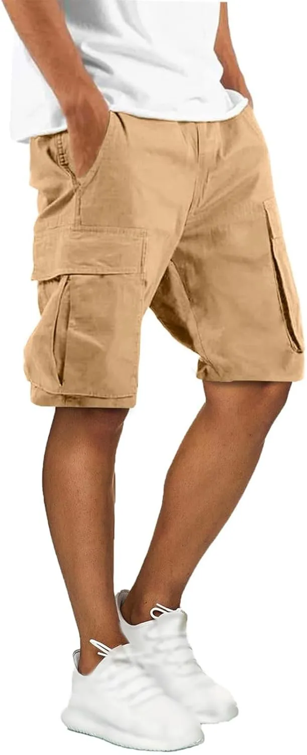 Cargo Shorts for Men Relaxed Fit Hiking Tactical Pants Casual Outdoor Golf Shorts Summer Lightweight Work Shorts Pants