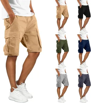 Cargo Shorts for Men Relaxed Fit Hiking Tactical Pants Casual Outdoor Golf Shorts Summer Lightweight Work Shorts Pants