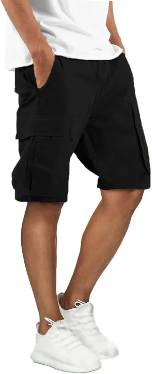 Cargo Shorts for Men Relaxed Fit Hiking Tactical Pants Casual Outdoor Golf Shorts Summer Lightweight Work Shorts Pants