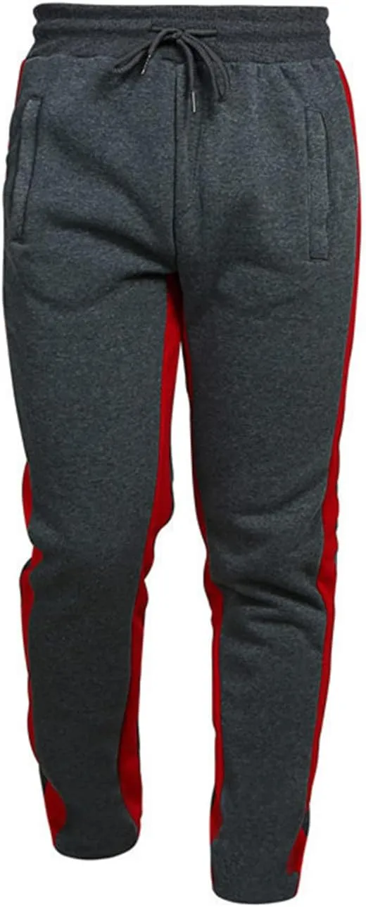Cargo Sweatpants for Men Baggy Pants Drawstring Waist Workout Outdoor Jogger Sweatpants Men Joggers Chino Cargo Pants
