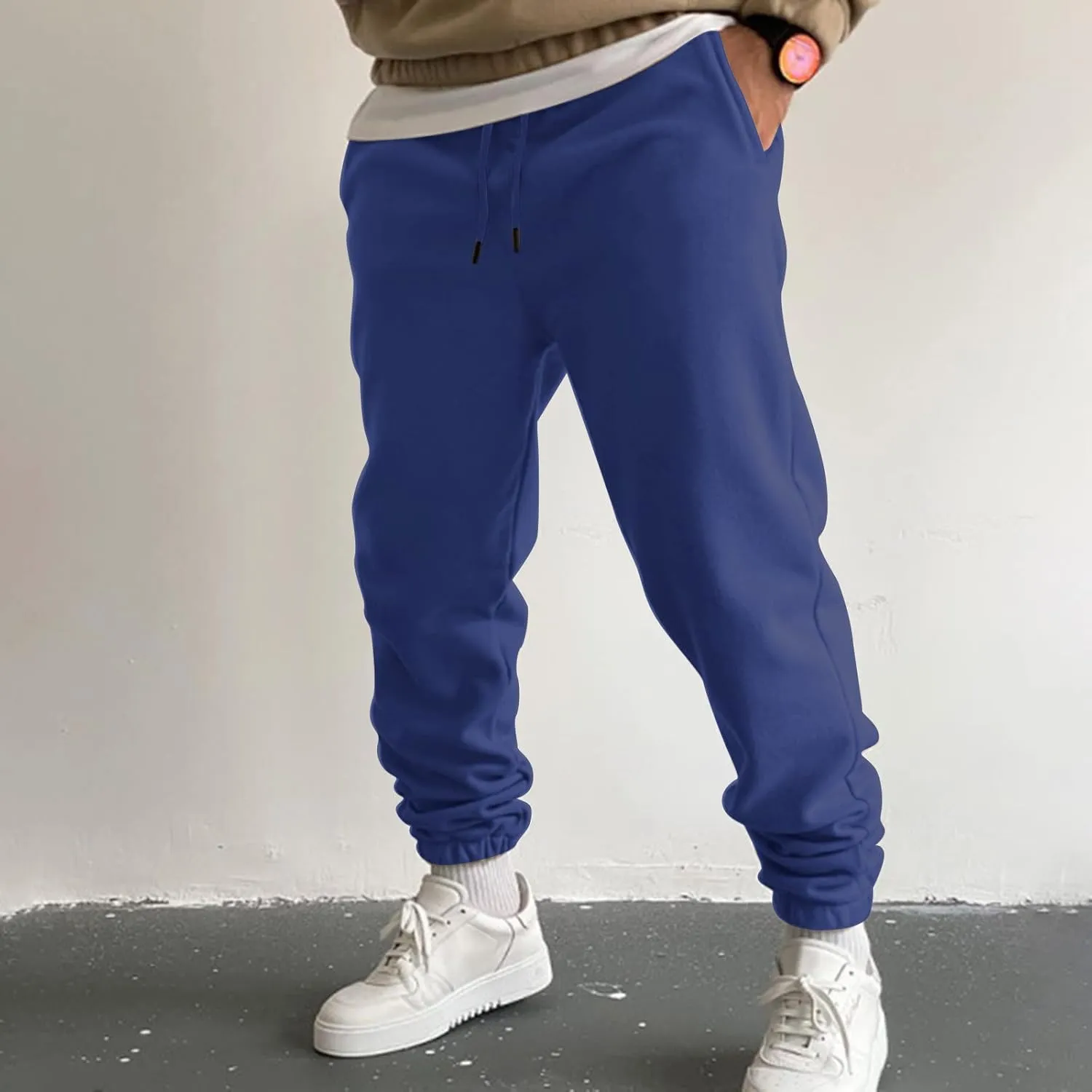 Cargo Sweatpants for Men Big and Tall Fitness Sports Trousers Men's Cargo Pants Big and Tall Men's Elastic Waist Work