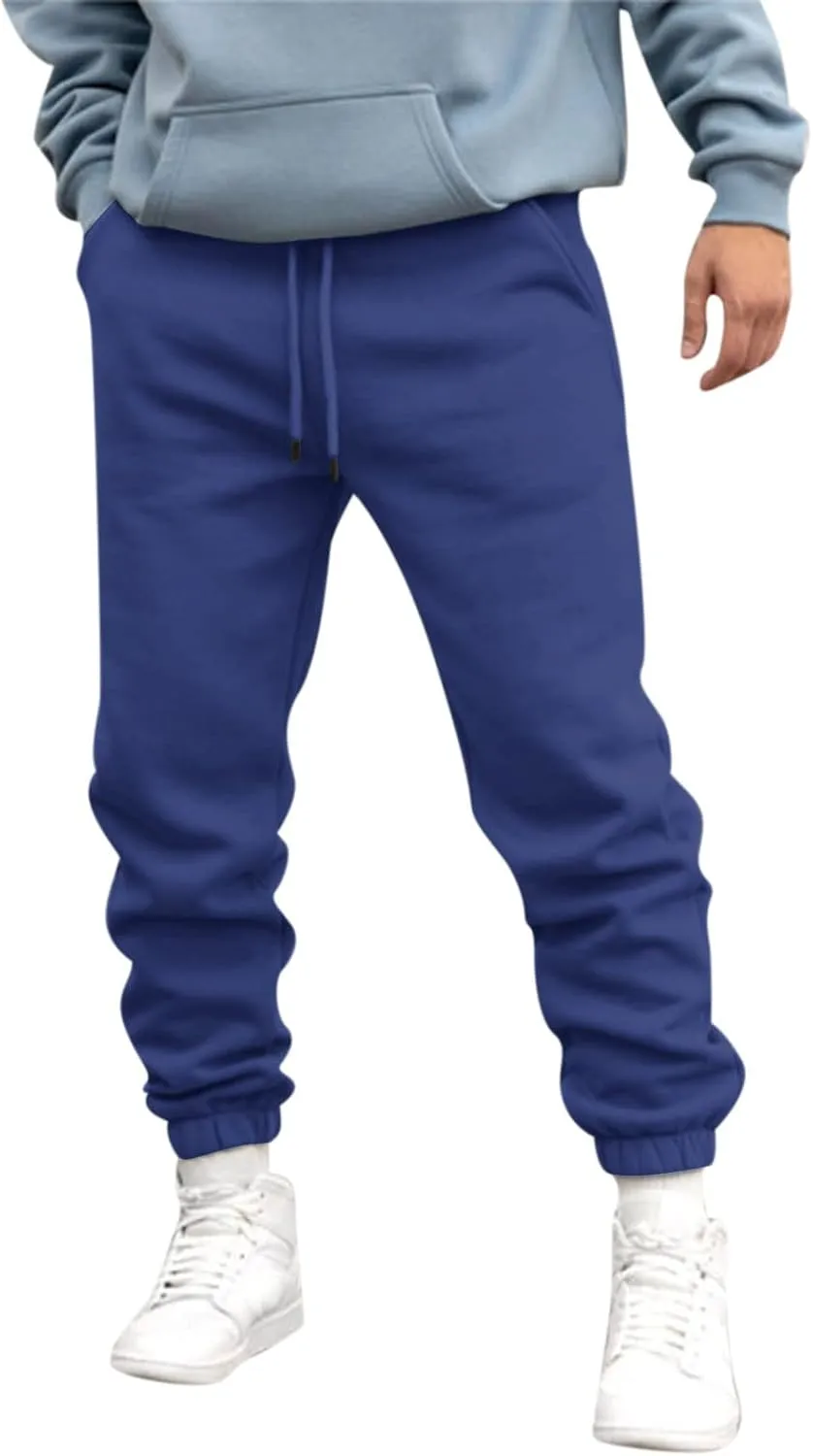 Cargo Sweatpants for Men Big and Tall Fitness Sports Trousers Men's Cargo Pants Big and Tall Men's Elastic Waist Work