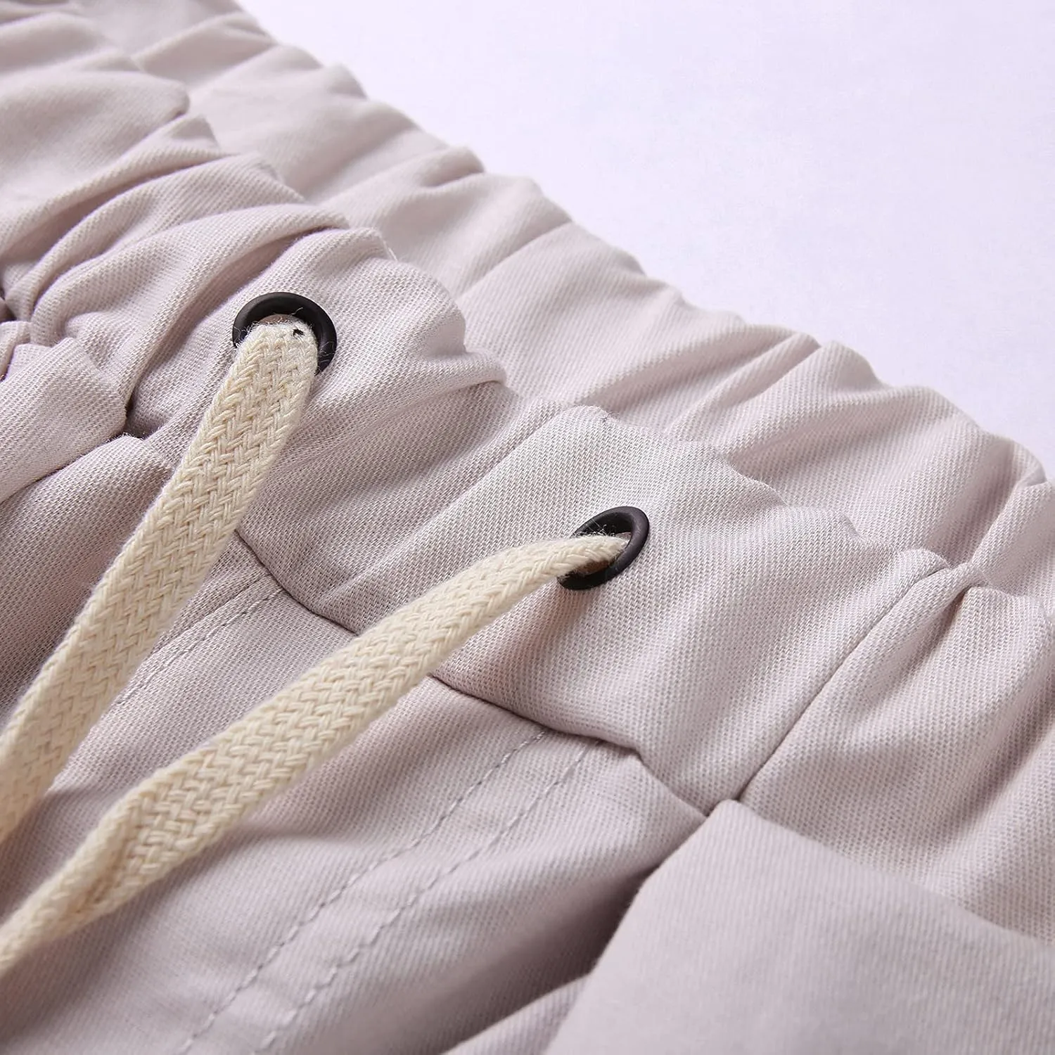 Cargo Sweatpants for Men Big and Tall Fleece Joggers Elastic Waist Baggy Drawstring Trousers Sweat Pants with Pockets