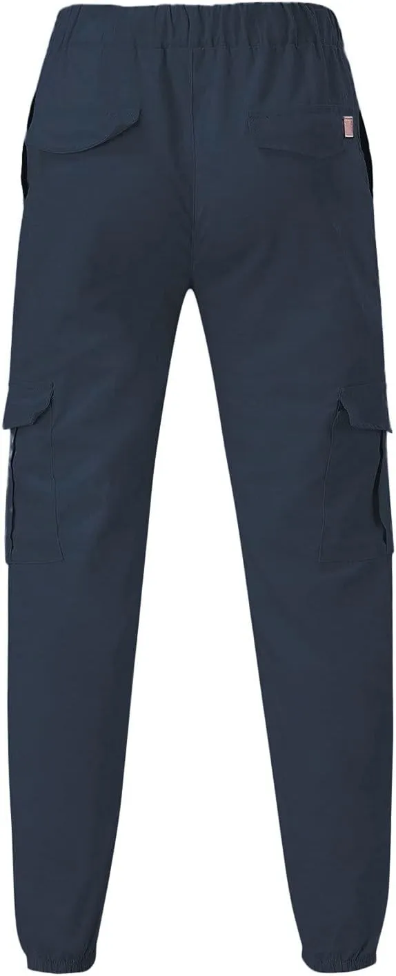 Cargo Sweatpants for Men Mens Lounge Pants Men Casual Cargo Pants Hiking Pants Workout Joggers Men's Reflective Cargo