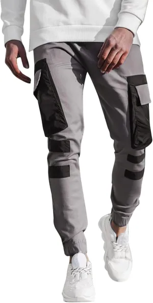 Cargo Sweatpants for Men Mens Lounge Pants Pants with Elastic Drawstring Waist Men's Jogger Pants Baggy Goth Techwear
