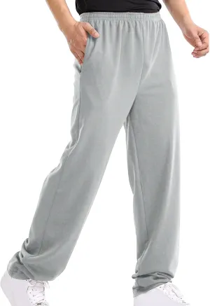 Cargo Sweatpants for Men Mens Lounge Pants Solid Casual Outdoor Long Pants Men's Elastic Waist Drawstring Long Pants