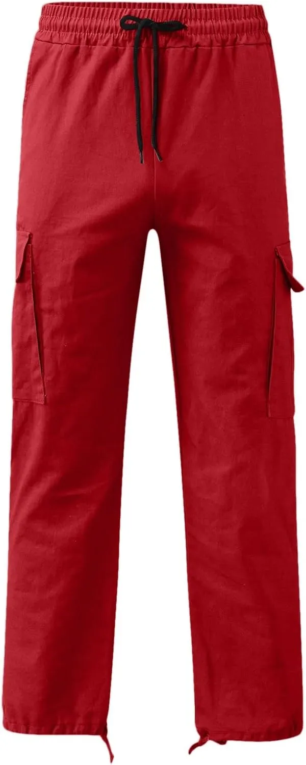 Cargo Sweatpants for Men Mens Lounge Pants with Pockets Men's Joggers Sweatpants Gym Training Workout Pants Slim Fit