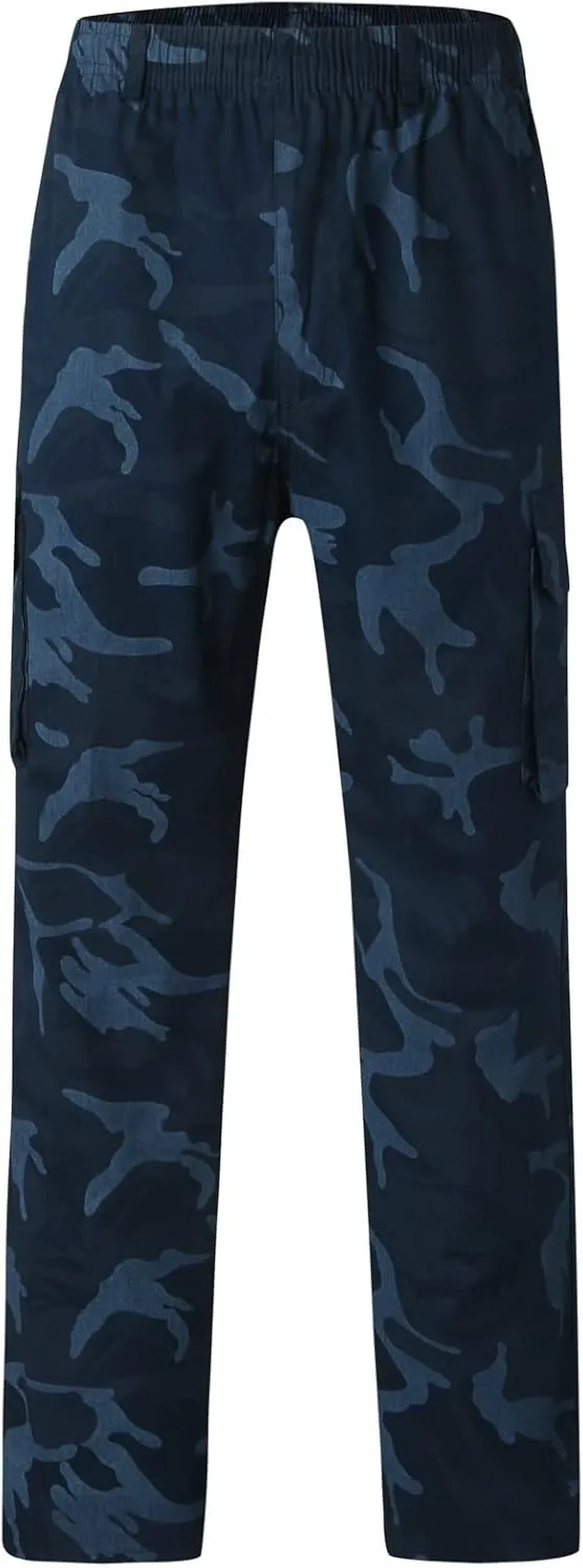 Cargo Trousers for Men Cargo Pants Men's Tech Fleece Active Athletic Casual Open Bottom Cargo Sweatpants with Pockets