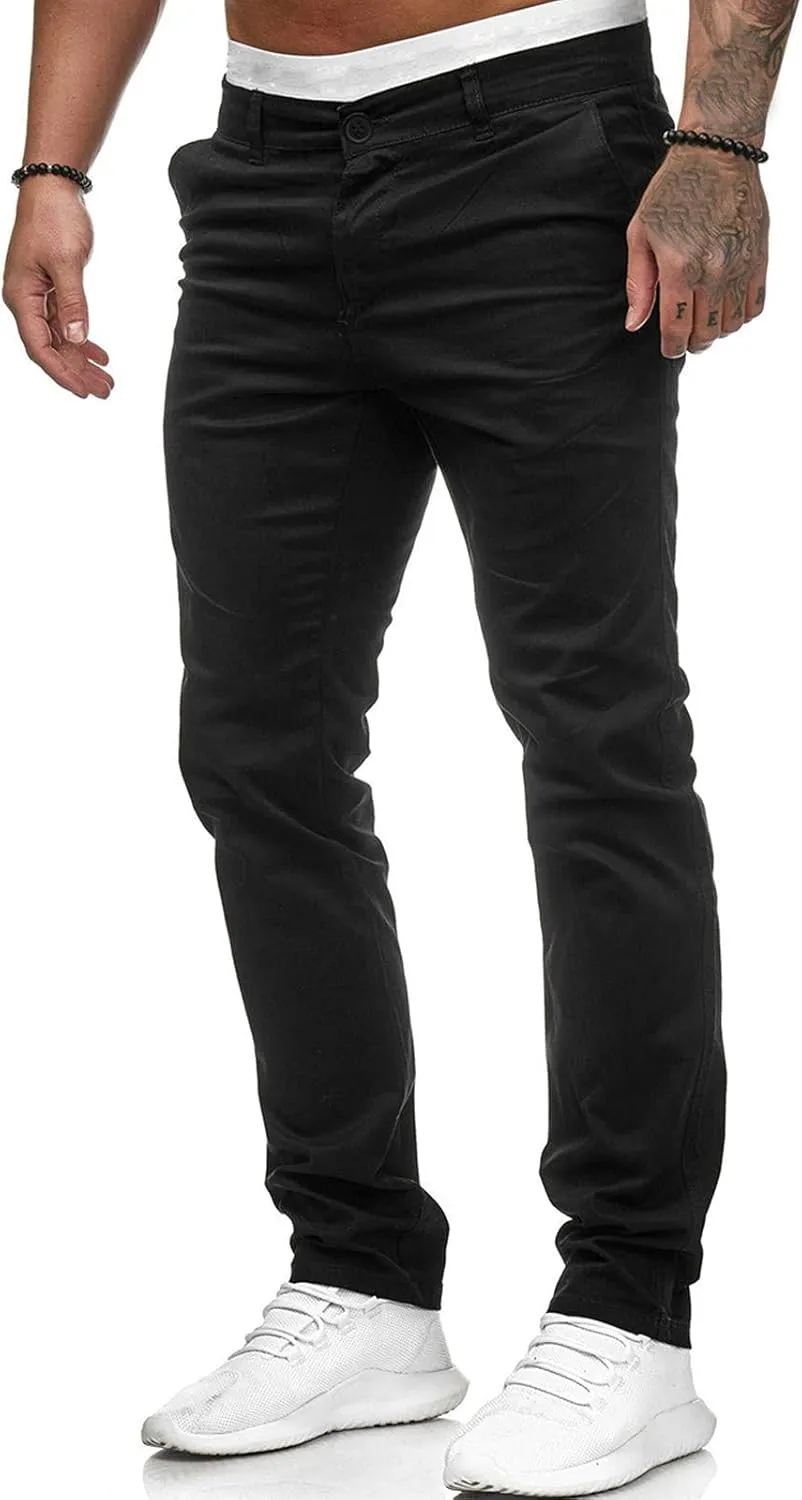 Cargo Trousers for Men Casual Sweatpants Outdoor Elastic Waist Drawstring Pant with Pockets Men's Pants Cargo Joggers