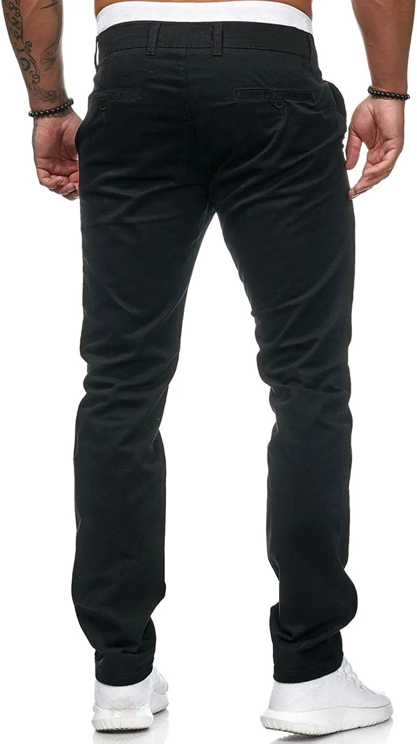 Cargo Trousers for Men Casual Sweatpants Outdoor Elastic Waist Drawstring Pant with Pockets Men's Pants Cargo Joggers