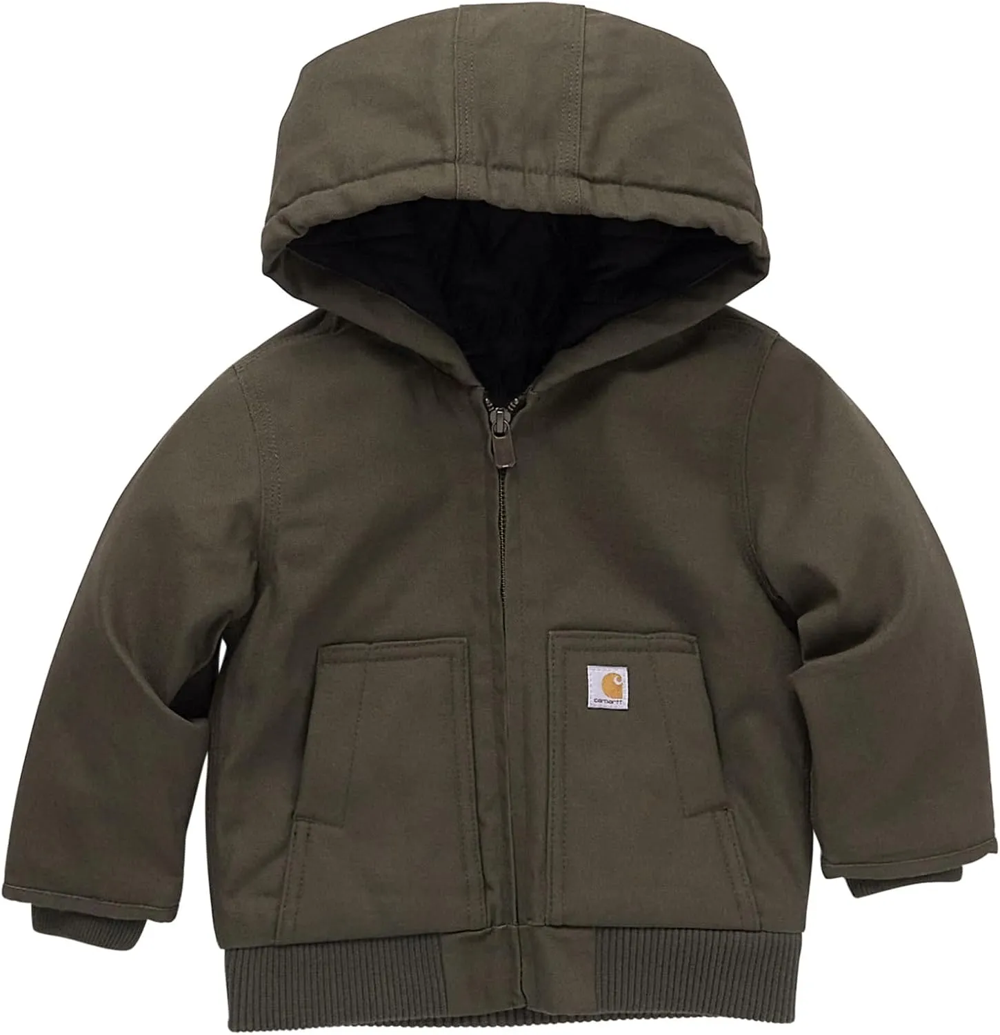 Carhartt Men's Canvas Insulated Hooded Active Jac