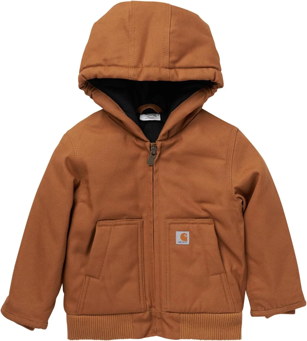 Carhartt Men's Canvas Insulated Hooded Active Jac