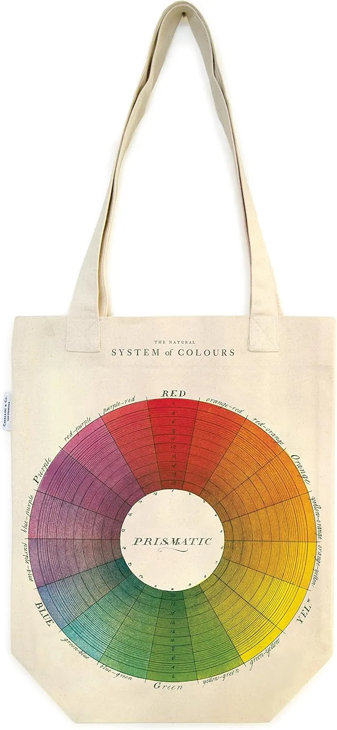 Cavallini Papers & Co., Inc. Color Wheel Tote Bag, Multi