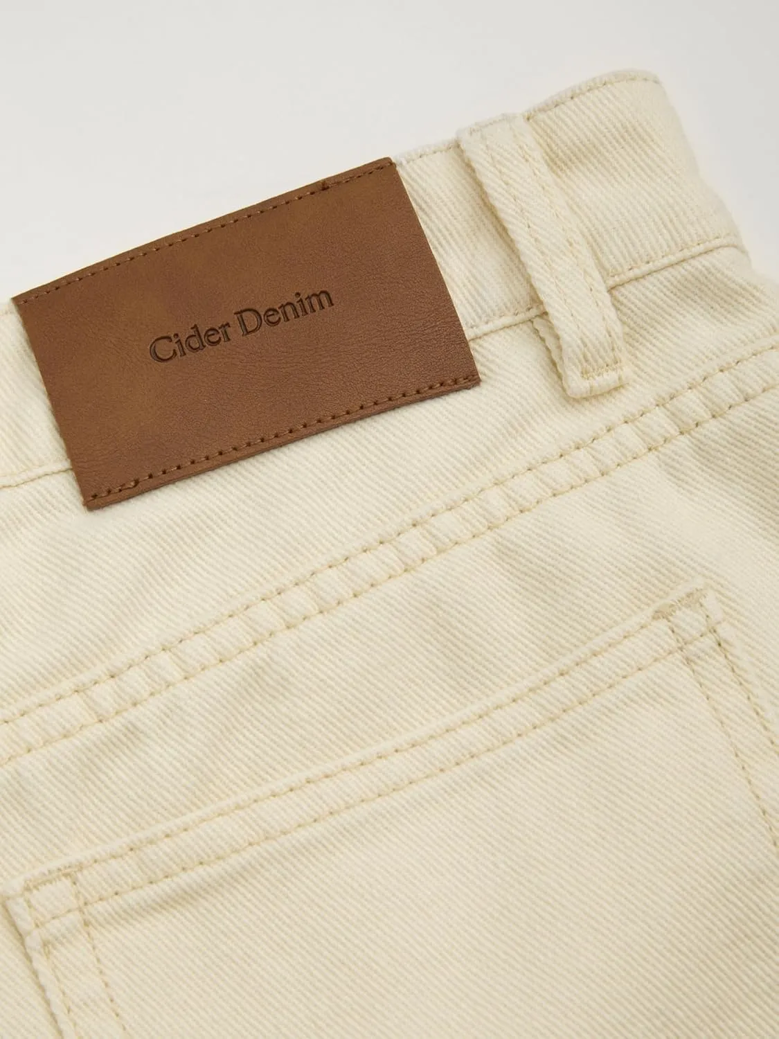 CIDER Baggy Jeans for Women Low Waisted Wide Straight Leg Bow Jeans Denim Pants
