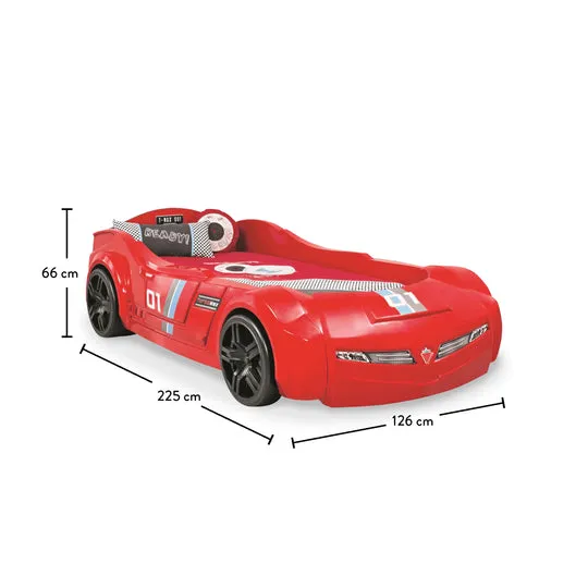 Cilek Turbo Max Car Bed (Red) (90x195 cm)