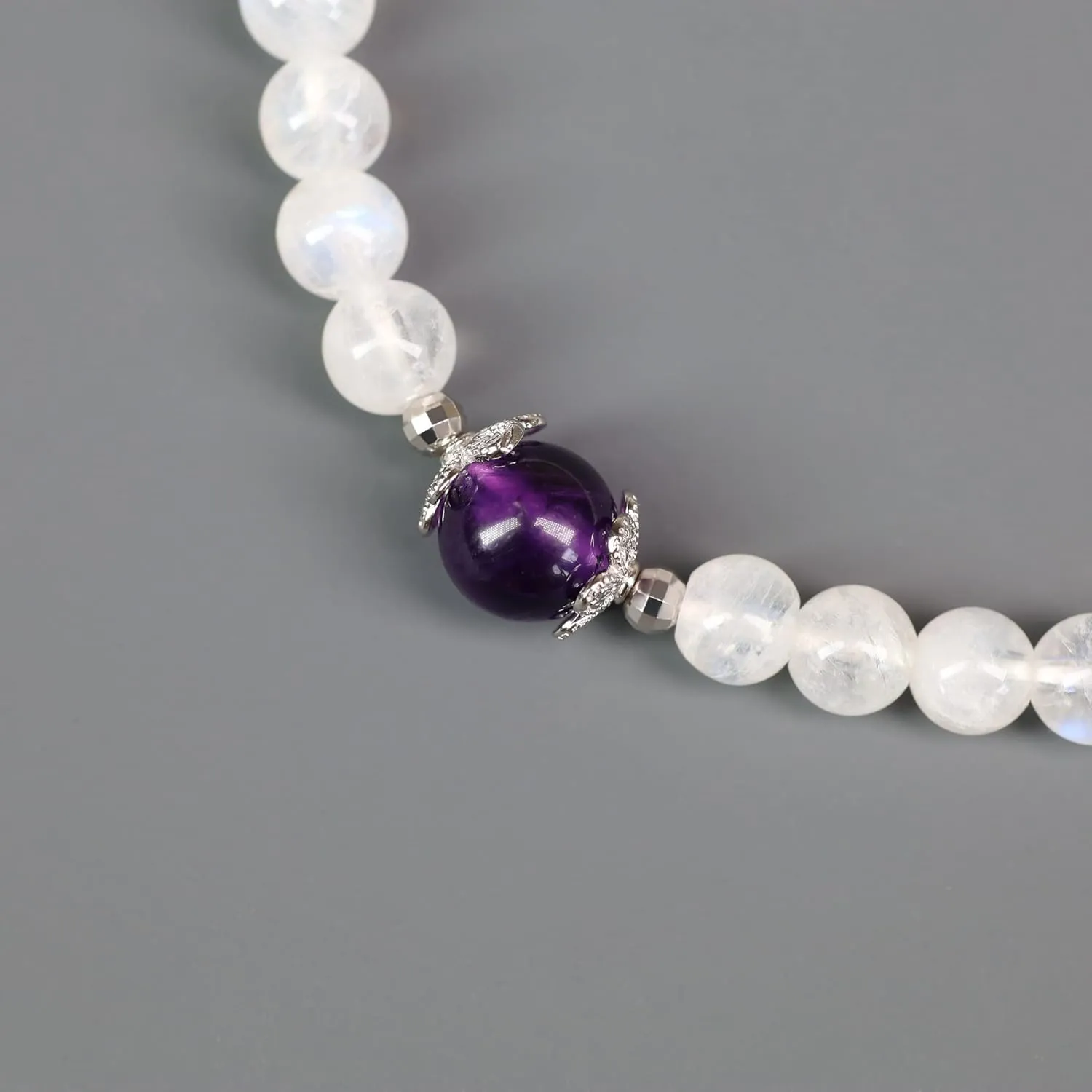 COAI Women's Birthstone Bracelet Moonstone Bracelet Crystal Bracelet for Women
