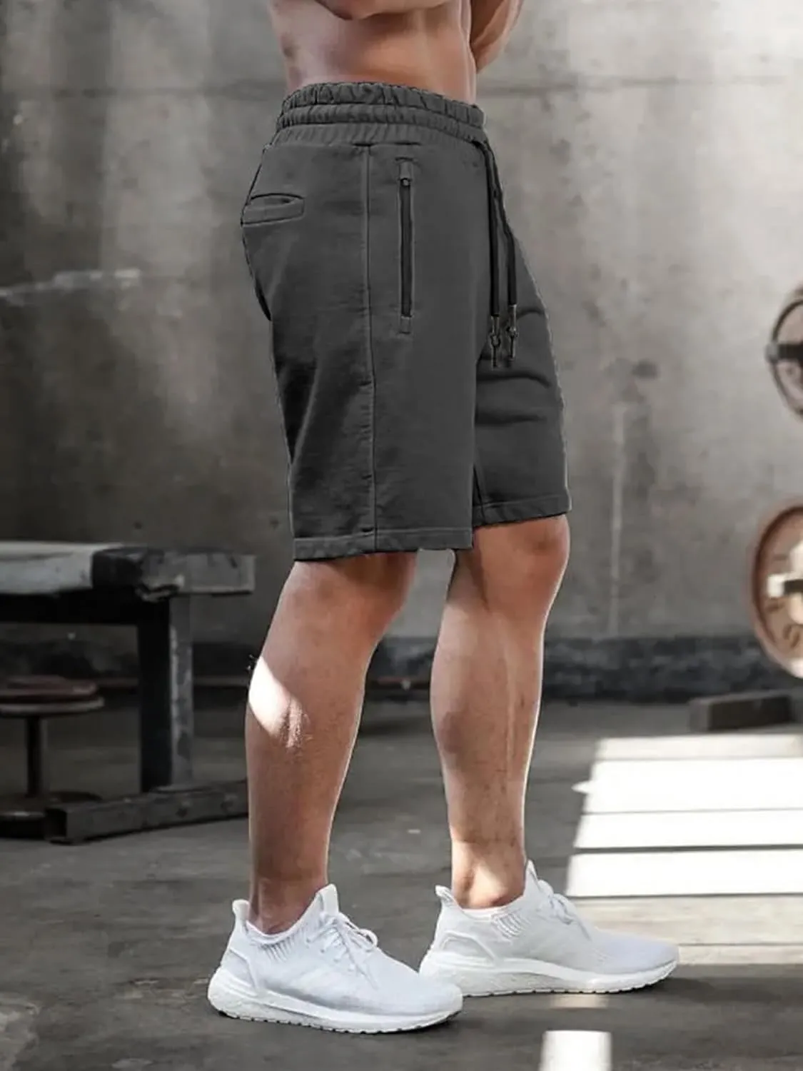 Comdecevis Men's Running Shorts Lightweight Gym Workout Athletic Shorts