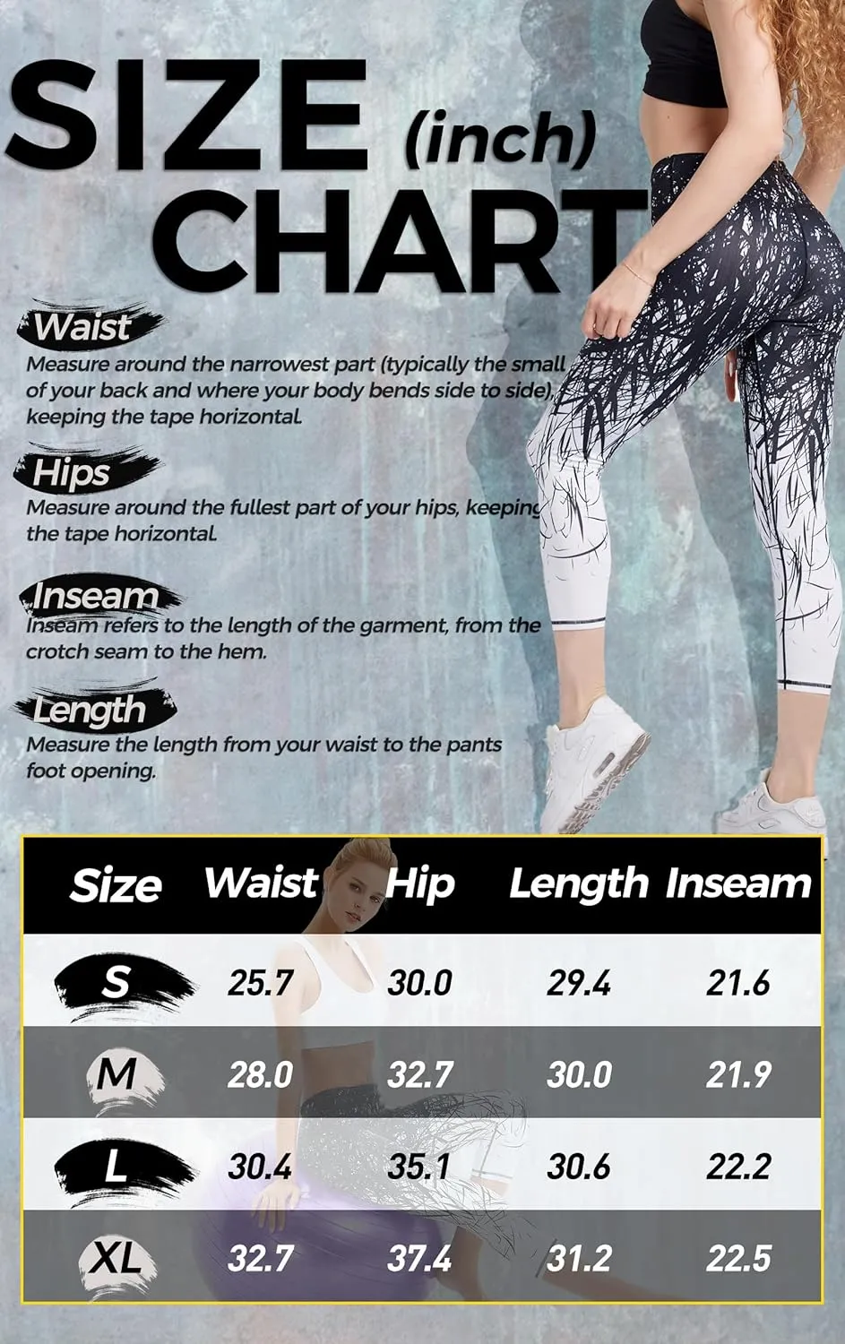 COOLOMG Women Yoga Leggings Running Tights Low Rise Leggings Workout Gym with Hidden Pockets