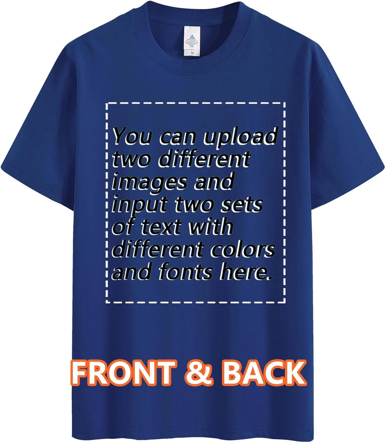 Custom Oversized T Shirts Vintage Tee Loose Fit Casual Streetwear Baggy Washed Cotton Personalized Add Your Own Design
