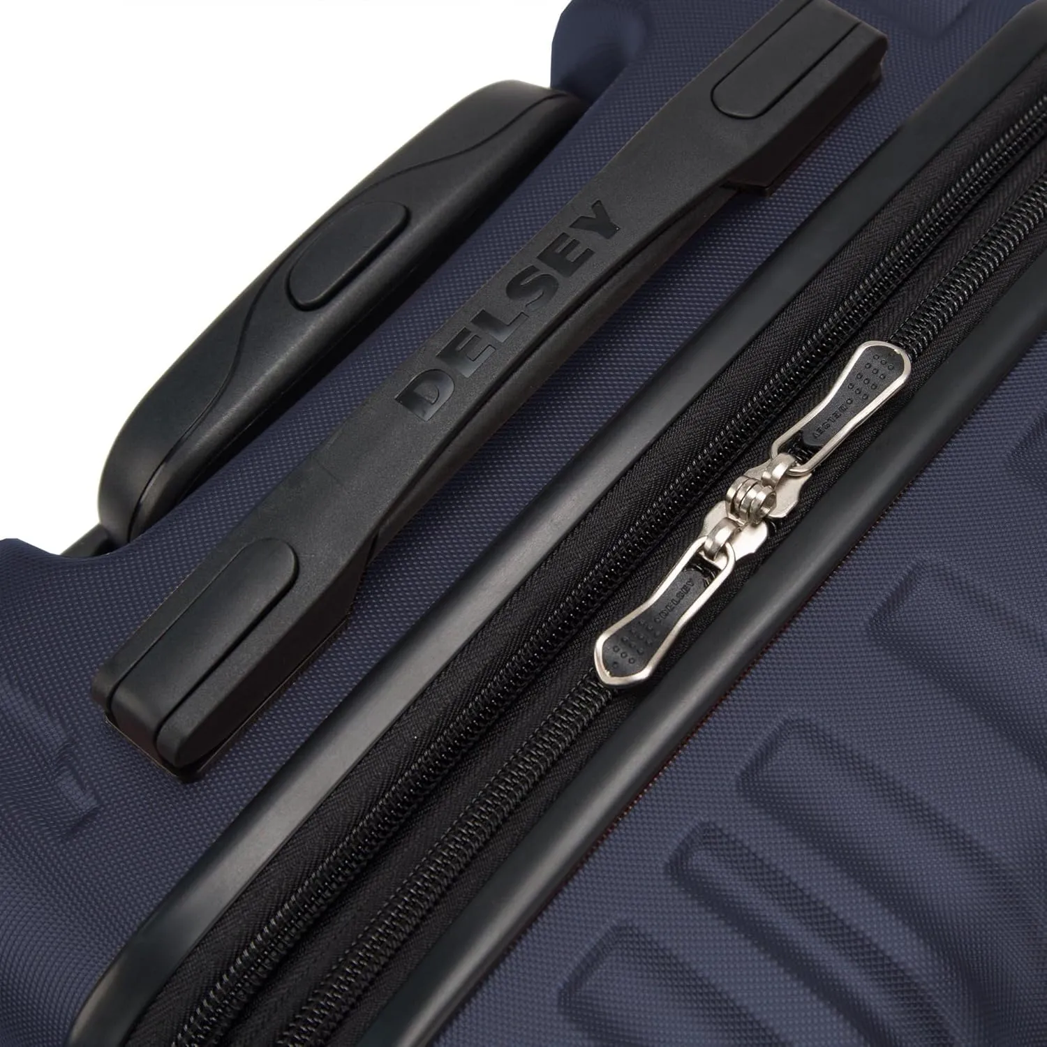 DELSEY PARIS Alexis Durable Hardside Luggage Set, Expandable & Lightweight 4-Wheel Spinners, Easy Grip handles for Smooth Journeys, TSA-Lock Incorporated, Men and Women, Navy, 2-Piece Set (21"/29")