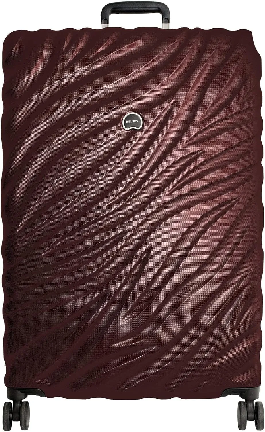 DELSEY PARIS Alexis Durable Luggage Set, Expandable & Lightweight 4-Wheel Spinners, Easy Grip handles for Smooth Journeys, TSA-Lock Incorporated, Men and Women, Burgundy, 2-Piece Set (21"/29")