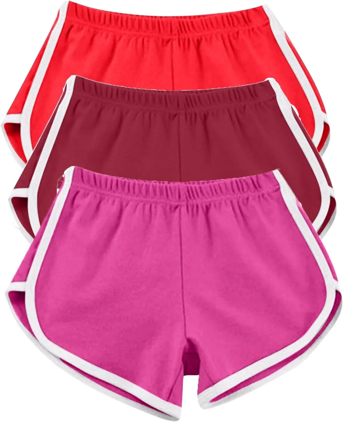 Dgoopd Womens Running Shorts High Waisted Summer Athletic Shorts Knee Length Yoga Shorts Comfortable Womens Short