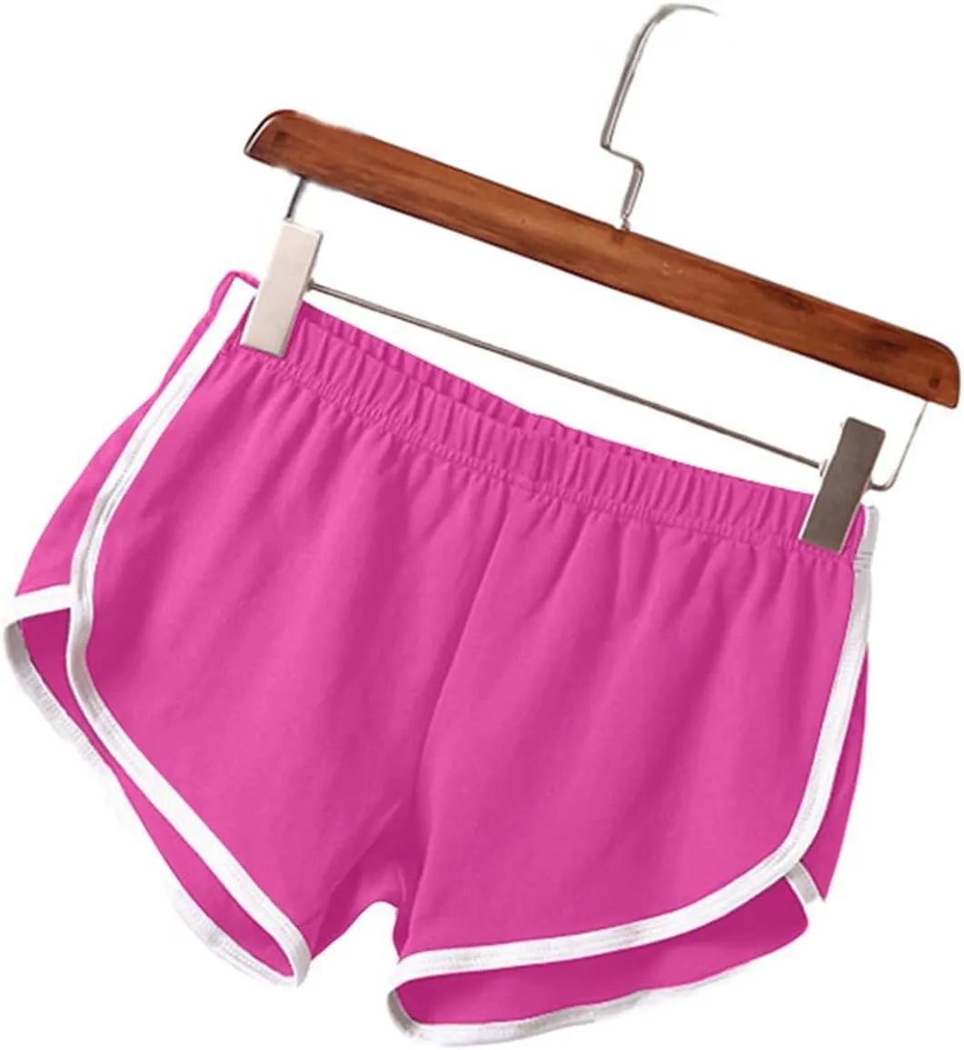 Dgoopd Womens Running Shorts High Waisted Summer Athletic Shorts Knee Length Yoga Shorts Comfortable Womens Short