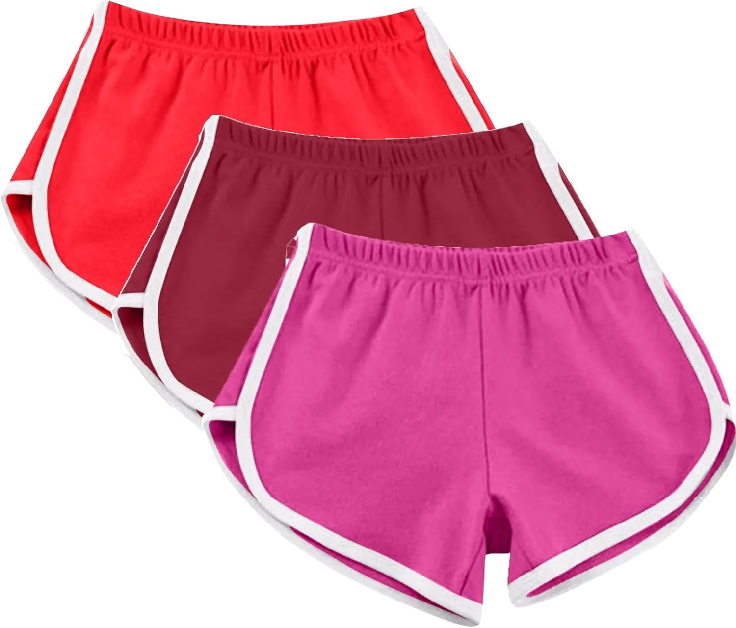 Dgoopd Womens Running Shorts High Waisted Summer Athletic Shorts Knee Length Yoga Shorts Comfortable Womens Short